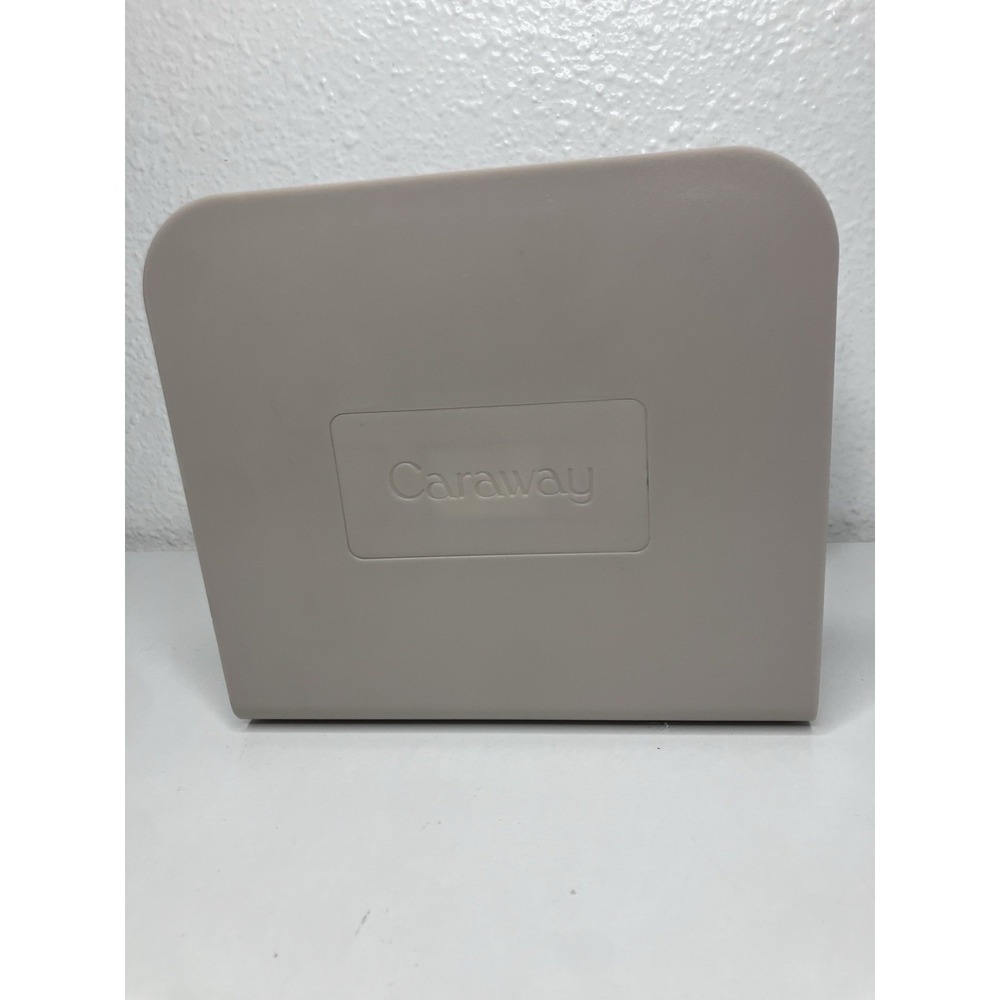 Caraway Magnetic Pot Pan Lid Holder Organizer Storage Divider  Beige 6.5 x3 x6"